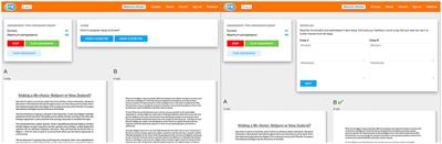 Applying Criteria to Examples or Learning by Comparison: Effects on Students' Evaluative Judgment and Performance in Writing